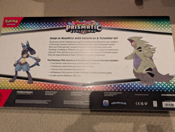 Pokemon Lucario Ex Tyranitar Ex Premium Collection Prismatic Evolution Sealed - Image 2