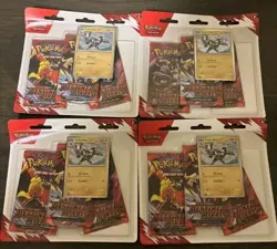 (Lot of 4) Pokemon Destined Rivals 3-Pack Blister - Image 1
