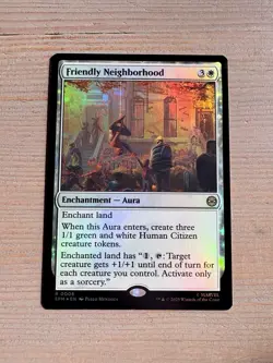 Friendly Neighborhood - 8 - MTG: Spider-Man: Eternal-Legal - Rare - FOIL - Image 1
