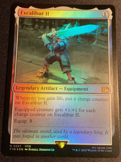 MTG Final Fantasy - Excalibur II #0257 Foil - NM - Image 1