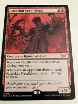 MTG - Razorkin Needlehead - Duskmourn - DSK - #153 NM - Image 1