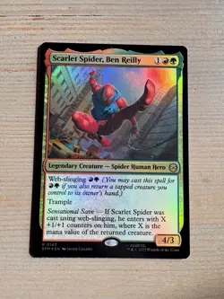 Scarlet Spider, Ben Reilly - 142 - MTG: Spider-Man: Eternal-Legal - Rare - FOIL - Image 1