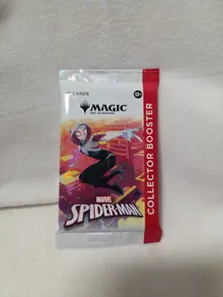 Magic The Gathering MTG Marvel Spiderman SEALED Collector Booster Pack IN HAND - Image 1