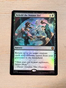 Behold The Sinister Six! - 51 - MTG: Marvel’s Spider-Man - Mythic - FOIL - Image 1