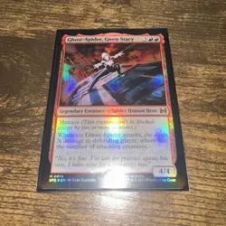 Ghost-Spider, Gwen Stacy (Foil) 14 (M) MTG Marvel's Spider-Man Eternal-Legal SPE - Image 1