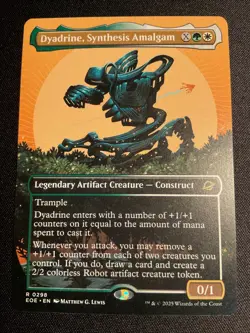 MTG Edge of Eternities - Dyadrine, Synthesis Amalgam 0298 (Borderless) NM - Image 1