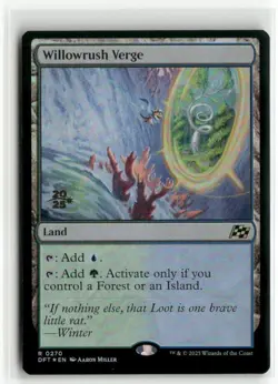 Willowrush Verge FOIL - Aetherdrift Prerelease MTG NM - Image 1