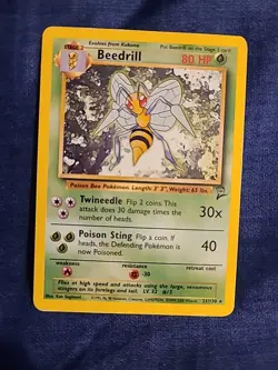 Pokemon TCG Beedrill 021/130 Base Set 2 Regular - Image 2