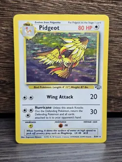 Pidgeot #8/64 Holo Rare Pokemon TCG Jungle Pokemon TCG 1999 Vintage MP - Image 1