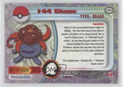 Gloom Topps Chrome Pokemon TV Animation Edition #44 2000 - Image 2