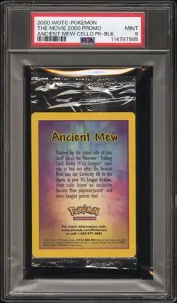 2000 WOTC-POKEMON THE MOVIE 2000 PROMO CELLO PACK CELLO PACK PSA 9 - Image 1