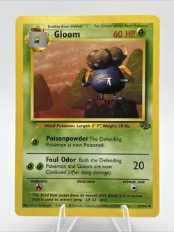 Pokemon Jungle Set Gloom 37/64 MP Vintage WOTC 1999 - Image 1