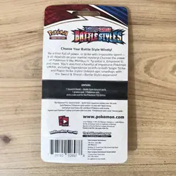 Pokemon TCG (1) Battle Styles SWSH Blister Pack w/ Coin - Arrokuda New Sealed - Image 2