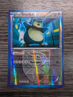 Snorlax (Team Plasma) #101/135 Reverse Holo LP - Pokemon TCG Plasma Storm - Image 1