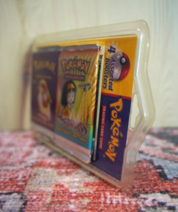 1999 Pokemon TCG Booster Blister 4 Pack Sealed Base Set 2 Jungle Rocket Gym Hero - Image 3