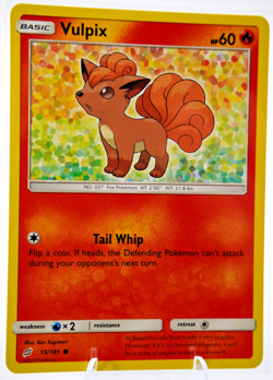 Vulpix Pokemon TCG Sun & Moon Team Up 15/181 Common - Image 1
