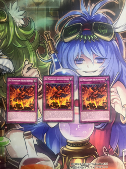 THE MONARCHS ERUPT GERMAN PLAYSET SR01-EN038 DE038 NEAR MINT YUGIOH TCG - Image 1