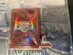 Yugioh World Championship 2025 WCS Red Sleeves Sealed 100 Count Pack Official - Image 2