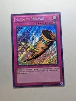 Yugioh Horn of Heaven LCYW-EN090 Secret Rare Unlimited NM - Image 1