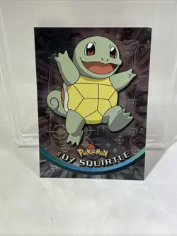 Topps Chrome 2000 Pokemon #07 Squirtle Holo Foil Card #ML - Image 1