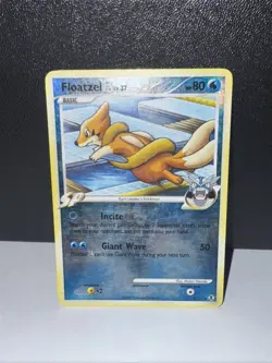 Pokemon TCG Floatzel GL 4/111 DPP Rising Rivals Reverse Holo Card EN-MP 2009 - Image 2