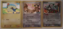 Pokemon Cards Ex Unseen Forces Mareep & Stantler & Smeargle Reverse Holo Stamped - Image 1