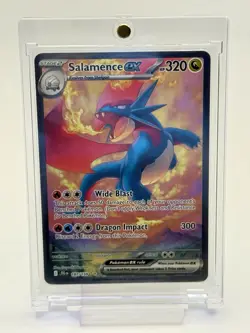 Pokemon TCG Salamence EX Special Illustration Rare Card 187/159 Mint Condition - Image 1