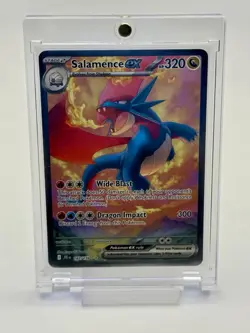 Pokemon TCG Salamence EX Special Illustration Rare Card 187/159 Mint Condition - Image 2