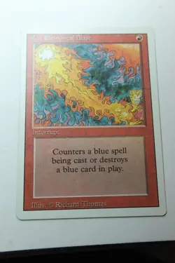 MTG Red Elemental Blast x1- -Revised Edition-Lightly Played - Image 1