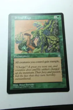 MTG Primal Rage x1- -Stronghold-Lightly Played - Image 1