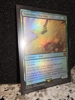 Final Fantasy MTG - Traveling Chocobo Mythic Foil (Near Mint) FFVII - Image 3