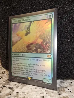 Final Fantasy MTG - Traveling Chocobo Mythic Foil (Near Mint) FFVII - Image 4