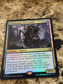 CONSUMING ABERRATION Magic the Gathering MTG Foundations Foil - Image 1