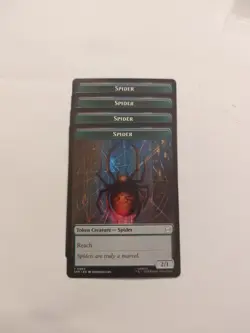 (4) Treasure (0007) / Spider (0003) Token *PLAYSET* Marvel: Spider-Man NM MTG - Image 1