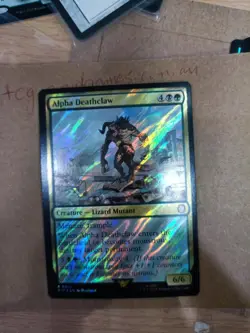 MTG Alpha Deathclaw Fallout 0619 Foil Rare - Image 1