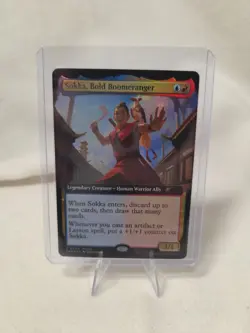 Avatar, Bold Boomeranger Extended Art Foil - MAGIC CON PROMO #4 Fast Ship - Image 1