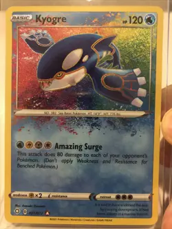 Pokemon TCG Kyogre Shining Fates 021/072 Holo Amazing Rare Near Mint To Mint - Image 1