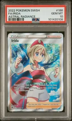 IRIDA 186/189 PSA 10 • 2022 Pokemon SWSH Astral Radiance Full Art 💎 MINT - Image 1