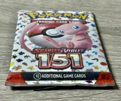 Pokemon TCG 151 Scarlet and Violet English Booster Pack. One 2023 New & Sealed. - Image 4