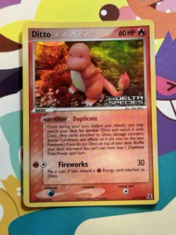 TCG Pokemon English Ditto - (Charmander) 061/113 Delta Species Reverse Holo - Image 1