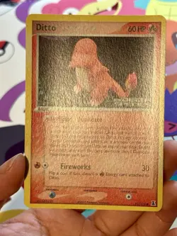 TCG Pokemon English Ditto - (Charmander) 061/113 Delta Species Reverse Holo - Image 3