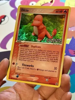 TCG Pokemon English Ditto - (Charmander) 061/113 Delta Species Reverse Holo - Image 4