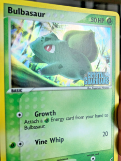 Pokemon TCG Bulbasaur Stamped Reverse Holo 46/100 Crystal Guardians 2006 ~NM - Image 3