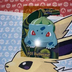 Bulbasaur #01 Pokemon TCG 2000 Topps TV Animation PC2 - Image 1