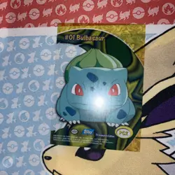 Bulbasaur #01 Pokemon TCG 2000 Topps TV Animation PC2 - Image 2