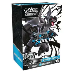 Pokemon TCG Scarlet and Violet Black Bolt Booster Bundle 6 Packs SEALED - Image 1
