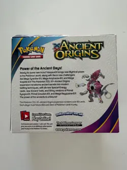 Pokemon XY 2015 Ancient Origins Booster Box Empty - Display Only - Image 2