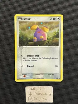 Pokemon Nintendo Black Star Promo - Whismur - 019 - PROMO Holo Rare - LP/VLP - Image 1