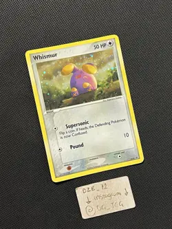 Pokemon Nintendo Black Star Promo - Whismur - 019 - PROMO Holo Rare - LP/VLP - Image 3