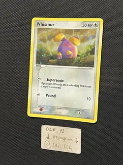 Pokemon Nintendo Black Star Promo - Whismur - 019 - PROMO Holo Rare - LP/VLP - Image 4